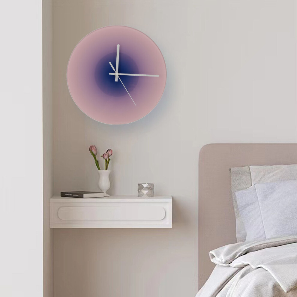 12 Inch Sunset Clock 1000Mah Silent Gradient Blue 4641383982581