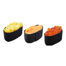 3st Simulering Sushi Fake Onigiri Dekoration Minityr Dekoration Matprov Plast Realistisk Matmodell