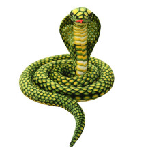 Animal de Peluche  Serpiente Peluche Pitón  Muñeca Broma Prop Animal Fiesta Decoración Regalo Verde