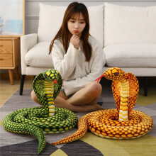 Stuffed Animal Snake Plush Stuffed Python Doll Prank Prop Animal Party Decoration Gift Green