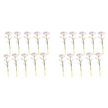 Wedding Decorations Colorful Foil Roses 'S Day and Valentine'S Day Decorations Plastic Rose Decoration