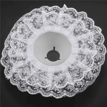 30Pcs Lace Bouquet Collar, DIY Bouquet Holder Wedding Bridal Bouquet Collar White Lace Decoration Bouquet Holder