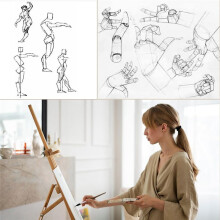 Artisti Figura da Disegno In Legno Manichino Persone Umane Bambole Figura Manichino Forniture Stop Motion Figure Kit Strumenti di Disegno