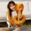 Stuffed Animal  Snake Plush Stuffed Python  Doll Prank Prop Animal Party Decoration Gift Yellow 5