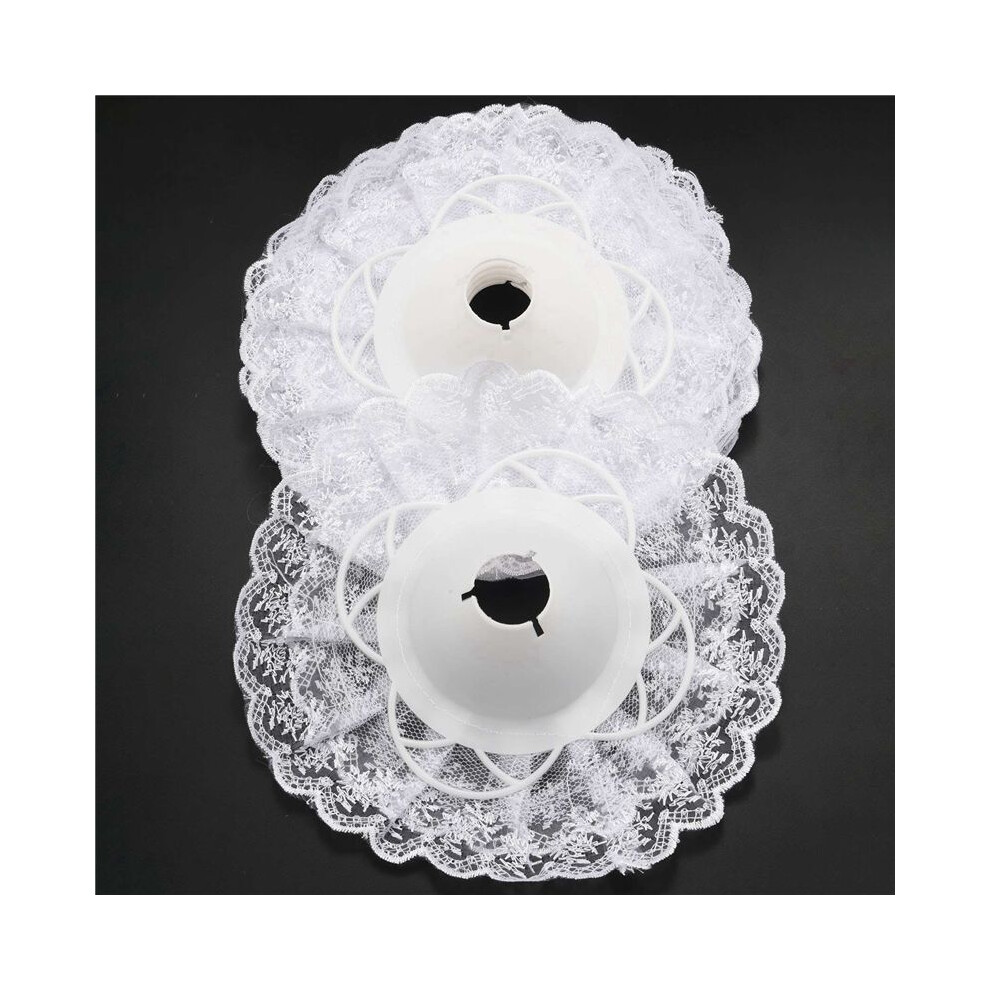 30Pcs Lace Bouquet Collar, Diy Bouquet Holder Wedding Bridal Bouquet Collar White Lace Decoration Bouquet Holder 6031910698197