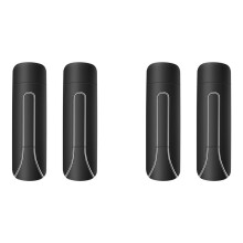 4Pcs Wall Mounted Bathroom Plastic Liquid Soap Dispenser 350Ml Shower Gel Detergent Shampoo Bottle for Kitchen Hotel