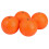 16 Pcs Soft Plastic Simulation Orange Fruit Home Decoration Burgundy 2