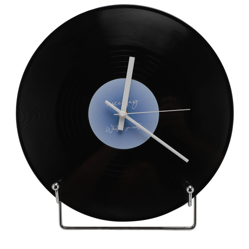 12In Record Wall Clock, 1000Mah Aa Included Blue 4621383982767