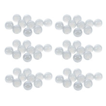 60 Pcs Marbles 16mm Glass Marbles Knicker Glass Balls Decoration Color Nuggets Toy Transparent
