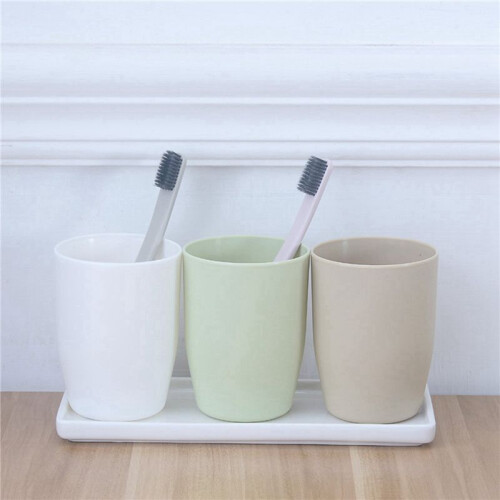 4X Rectangular Ceramic Tray Plate White Porcelain Rectangular Plate Mouthwash Cup Tray Bathroom Living Storage Tray 1