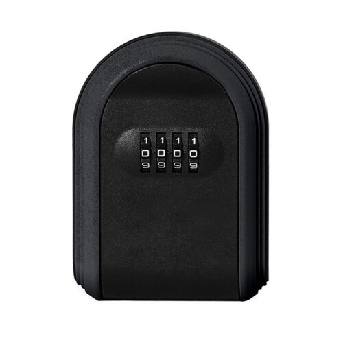 2X Key Safe Box  4 Digit Combination Outdoor Key Security Storage Case Key Lock Box Wall Mounted,Black 1
