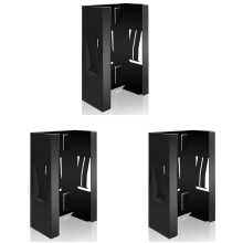 3X Magnetic Glove Box Holder, Tissue Dispenser, Holds Boxes of Gloves, Towels, Wipes and Tissues, for Wall Mounting