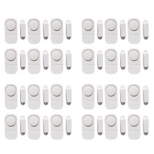 24Sets Wireless Anti Theft Apartment Burglar Alert Door Alarm Window for Home Security DIY Magnetic Sensor