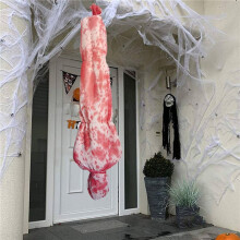 2X Hot Inflatable Corpse Scary Hanging Halloween Decor Outdoor Scary Corpse in Bag Hallowmas Creepy Haunted House Prop