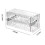 2X Self-Contained Suction Cup Corrugated Wall Organizer, Multifunctional Glacier Pattern Tissue Box, A 5