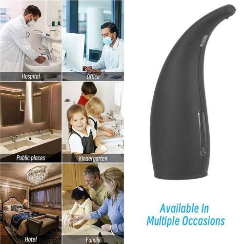 2X 300ML Automatic Soap Dispenser Touchless Soap Dispenser with Infrared Sensor for Home, Kitchen, Office 1