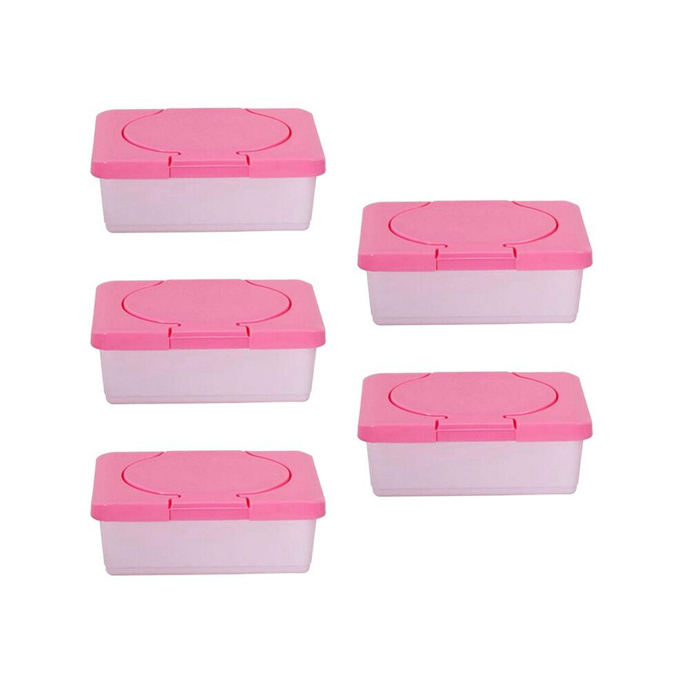 5X Dry & Wet Tissue Paper Case Care Baby Wipes Napkin Storage Box Holder Container