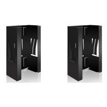 2X Magnetic Glove Box Holder, Tissue Dispenser, Holds Boxes of Gloves, Towels, Wipes and Tissues, for Wall Mounting