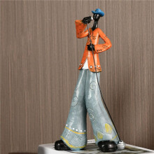 2X Jazz Band Player Figurines Vintage Musician Figure Resin Statues Desktop Ornament Retro Sculpture Home Indoor Decor A