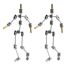 2X Armaturkit - DIY Metalldocka Figurskelett, Lätt Att Montera, Animerad Karaktärsdesign, för Stop Motion-Animering