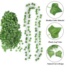 Artificial Ivy - 18 Strands Artificial Ivy, Fake Ivy Garland Decorations, Fake Plants, Fake Vine, Vine Decoration