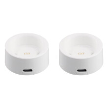 2X Support de Stockage de Base Debout de Chargement de Brosse à Dents Électrique à Vibrations de Balayage pour Lftb01-P Blanc