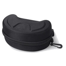 2X Protection Eva ÉTui à Lunettes de Ski Boîte à Lunettes de Ski de Neige Sac de Snowboard Étanche ÉTui à Lunettes Zipper Hard Box, Noir