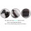 20 Pack Foaming Soap Dispenser 15Oz Refillable Foam Liquid Hand Soap Empty Plastic Pump Bottle Container - Brown 450Ml 2