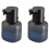 2X Automatic Soap Dispenser Touchless Foaming Soap Dispenser 550ml USB Rechargeable Adjustable Foam Soap Dispenser Black 1