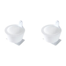2X Wall Detergent Dispenser Touchless Soap Dispenser Refillable Manual Liquid Container NoDrill Pump Dispenser
