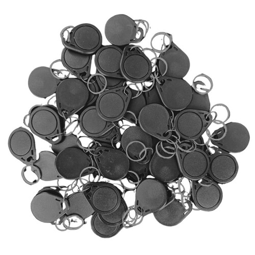 Hotel RFID Key FOB Re-Writable Multiple Times. 200 Pcs. Works in 13.56 MHz Frequency 1