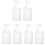 6 Pack Foaming Soap Dispenser 15Oz Refillable Foam Liquid Hand Soap Empty Plastic Pump Bottle Container - Clear 450Ml 1