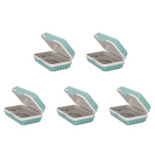 5X Soap Holder, Soap Dish, Bar Soap Holder for Shower, Travel Soap Case with Lid for Gym, Travel Soap Box