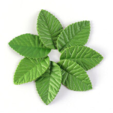 200X Leaves Artificial Flower for Wedding Decoration Garland Rose Leaf Foliage Decorative ,Green