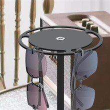 3X Sunglasses Holder Stand, Acrylic Sunglasses Organizer with 360 Rotating, Display Eyeglasses Rack