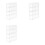 3X Glasses Storage Box 4 Layers Large Glasses Organizer Box Multifunctional Stackable Display Holder Reusable Cosmetics 1