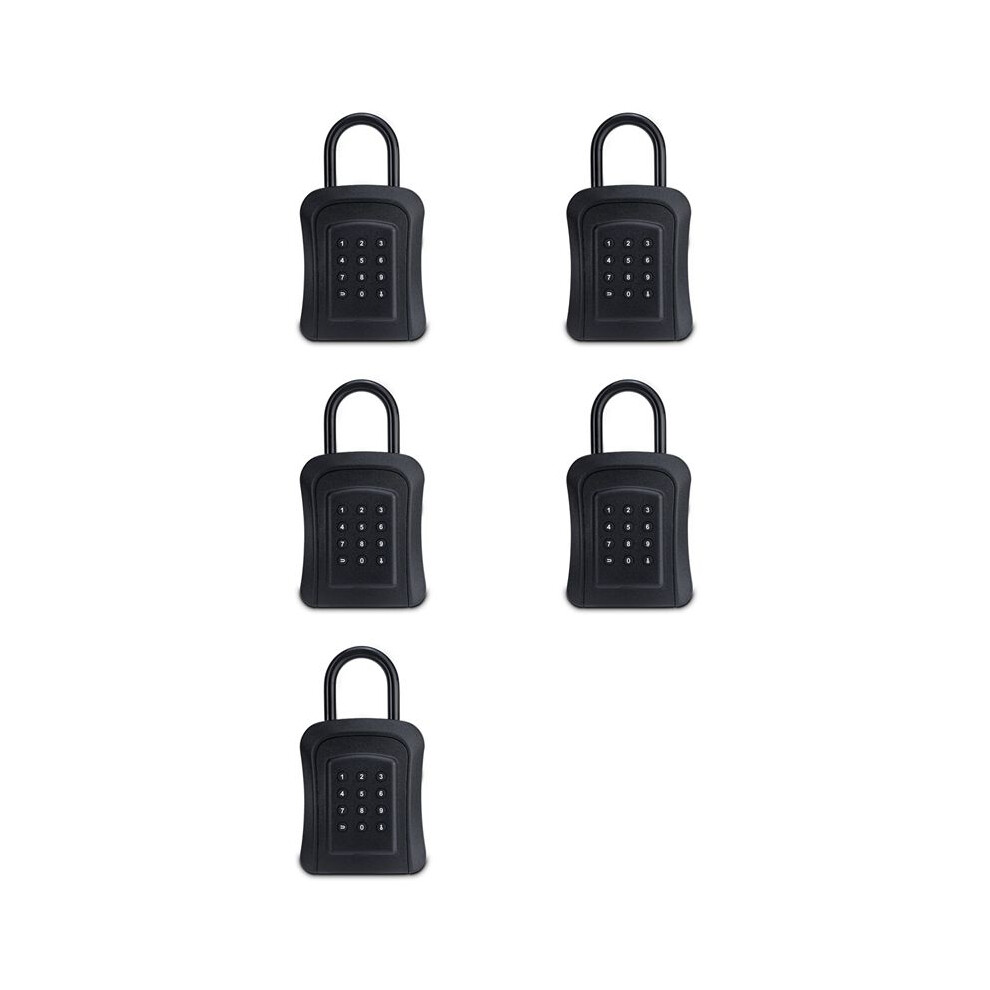 5X Intelligent Mobile App Password Unlock Key Safe Box Zinc Alloy Waterproof Homestay Tt Lock Box 4713795821847