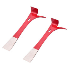 Strumento per Alveare 3 nel 1 nel Acciaio Inossidabile con Gancio un J, Raschietto per Alveare da 2 Pezzi per Coltello Raschietto per Alveare per