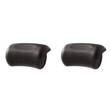 2X SPA Bath Pillow Non-Slip Bathtub Headrest Soft Waterproof Bath Pillows with Suction Cups Bath Neck Cushion Black