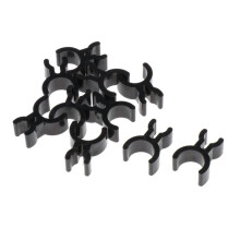 10Pcs Trumpet Pencil Clip Black Durable French Horn Pencil Clips Make Notes Fits Inside Pipe