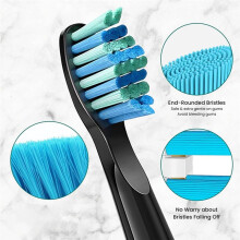 10 PeçAs CabeçAs de Escova de Dentes EléTrica CabeçA de SubstituiçãO para Fairywill FW-507/508/551/917/959, FW-D1/FW-D3/FW-D7/FW-D8, A