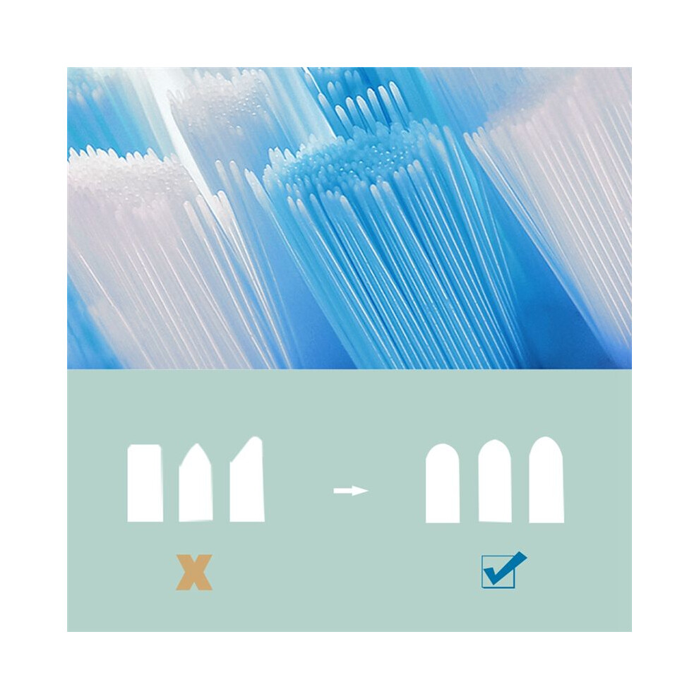10PCS Electric Toothbrush Heads for Fairywill FW-507/508/551/917/959,FW-D1/FW-D3/FW-D7/FW-D8