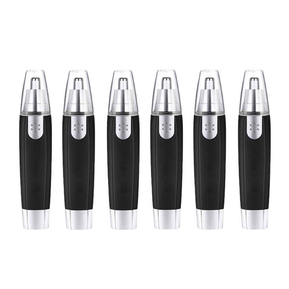 Light 6Pcs Electric Nose Hair Trimmer Implement Shaver Clipper Ear Neck Eyebrow Trimmer Shaver Men Clean Trimmer Razors