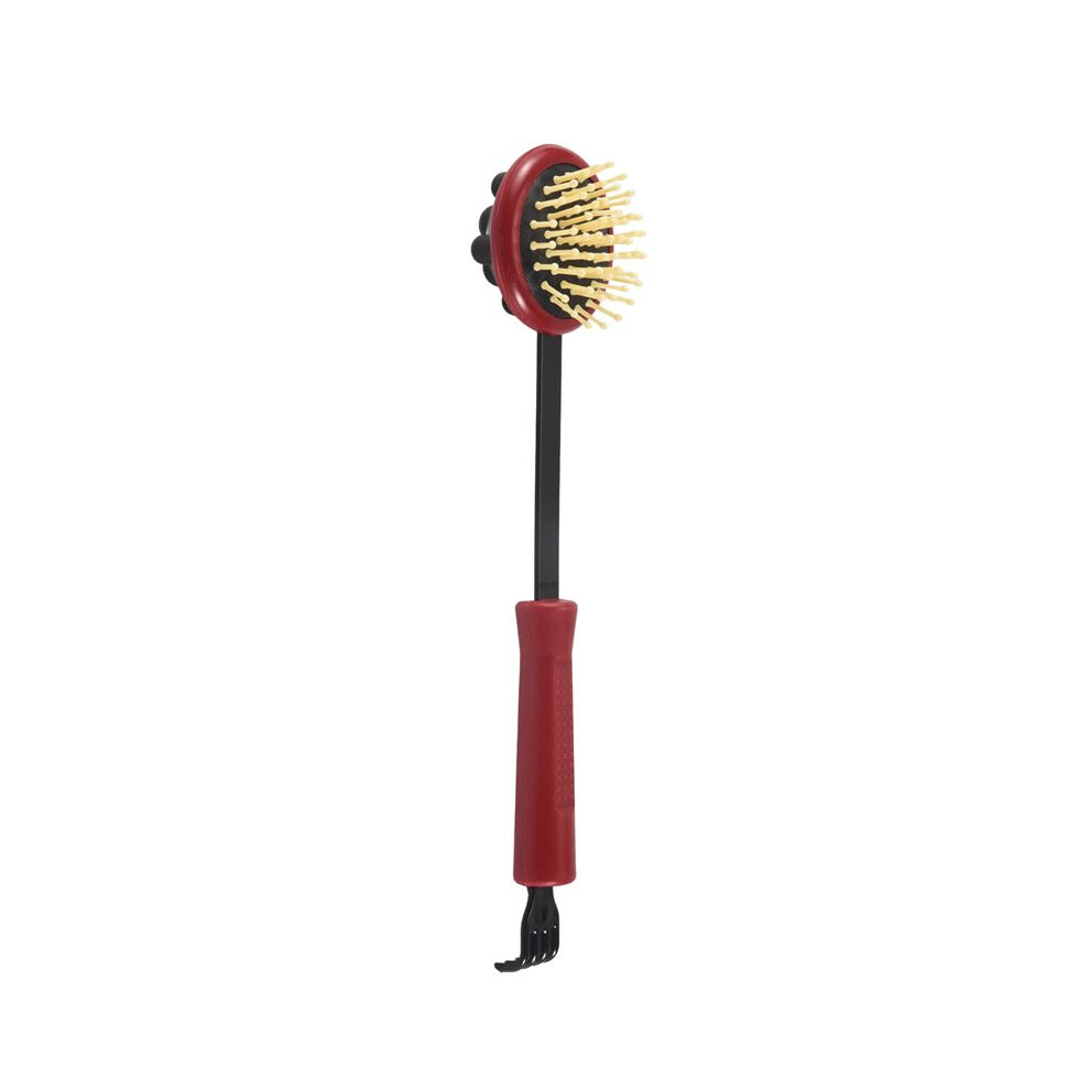 Black/Red 17.5" Long Plastic Back Knock Scratcher Relaxing Massage Hammer