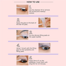Lakerain Lash Lift Kit Wimpernlifting Wimpernlifting Wimpern Locken Wimperndauerwelle Wimpernwachstum für Den Salon- und Heimgebrauch