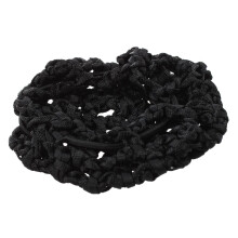 Hotel Cameriera Nylon Elastico Nero Snood Netto Ballet Bun Capelli Copre Ornamento 4 Pz