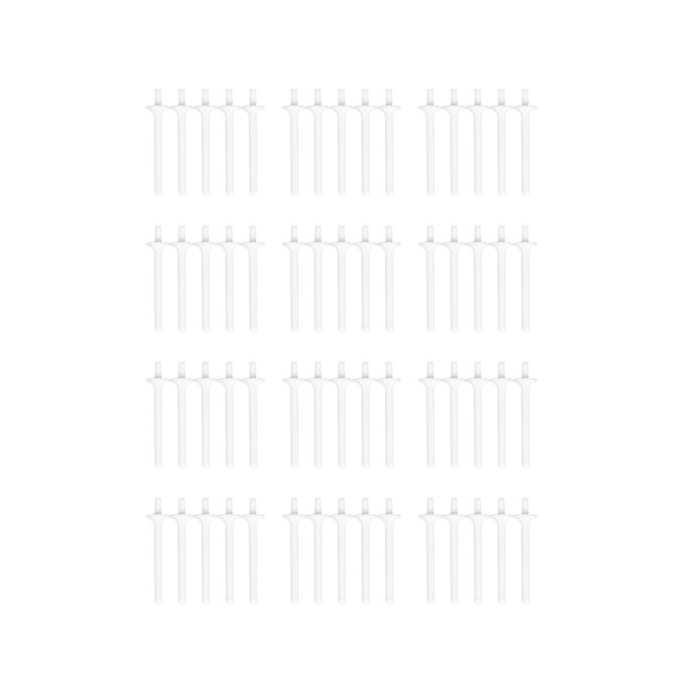 60Pcs Nose Wax Stick Applicator Spatulas Plastic Nose Waxing Strips Nose Clean Eyebrows Nose Hair Removal