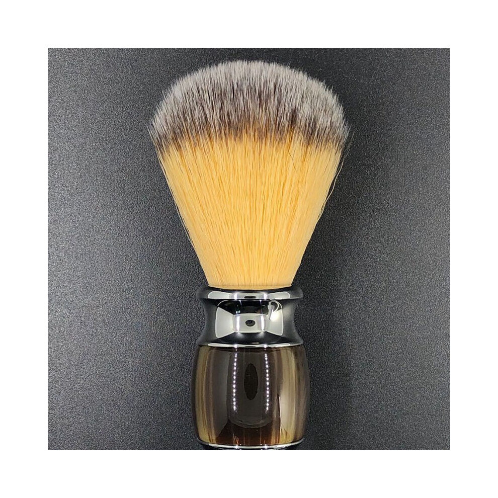Synthetic Shaving Brush Durable Resin Handle Travel Brush,Lathering Well with Shaving Soap Cream for Men Wet Shave