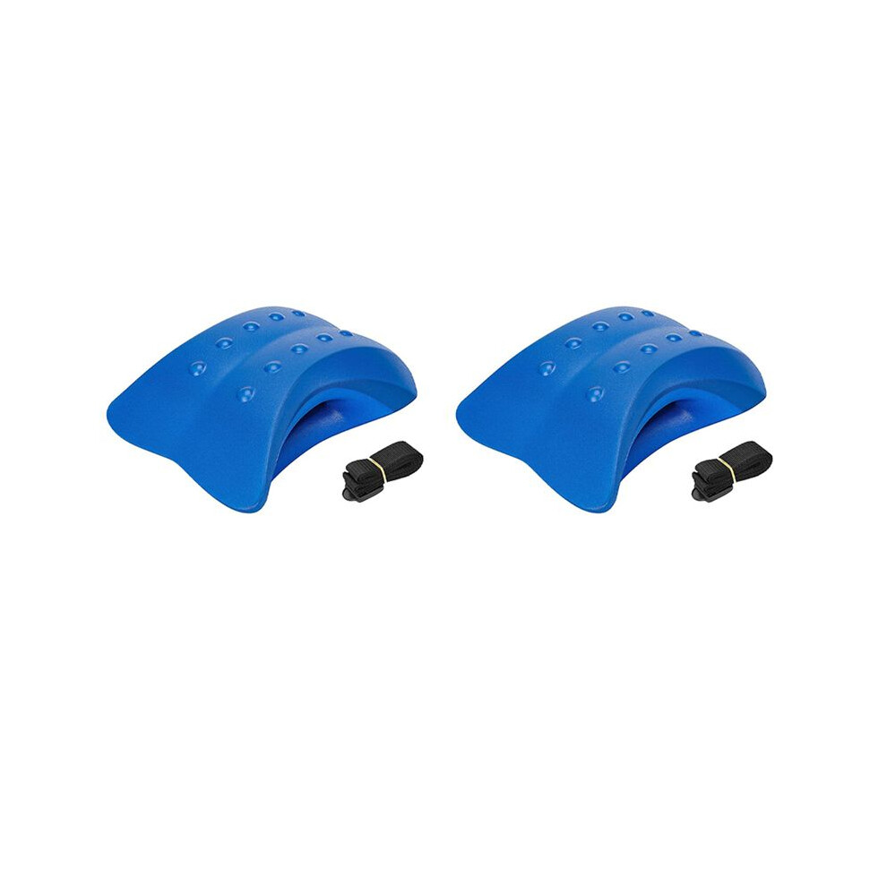 2X Lower Back Stretcher Foam Device ,Lumbar Support Device, Spinal Deck Pain Relief ,Lumbar Traction Cushion
