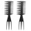2X Double-Sided Wide Tooth Styling Comb Hair Fork Comb Beauty Salon Tool 1